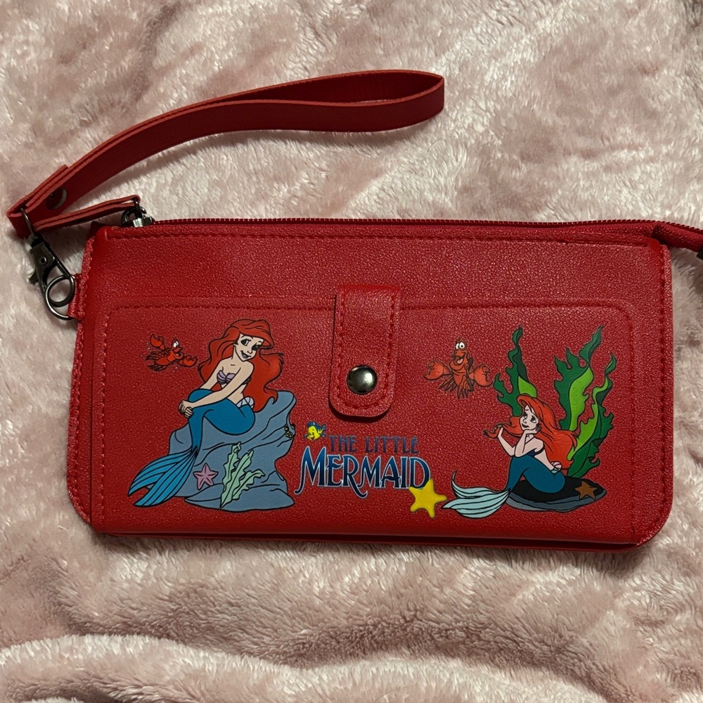Disney Red Ariel Wristlet